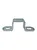 Original U-shaped hood prop clip for engine hood support rod genuine part